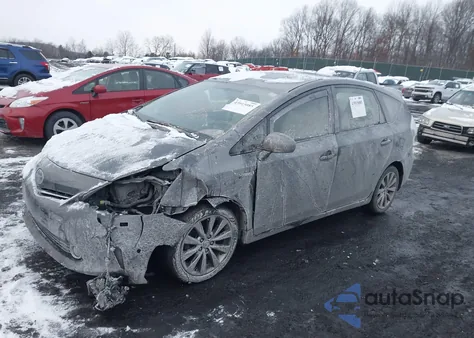 2013 Toyota Prius V Five from USA, damaged, VIN JTDZN3EU7D3282910